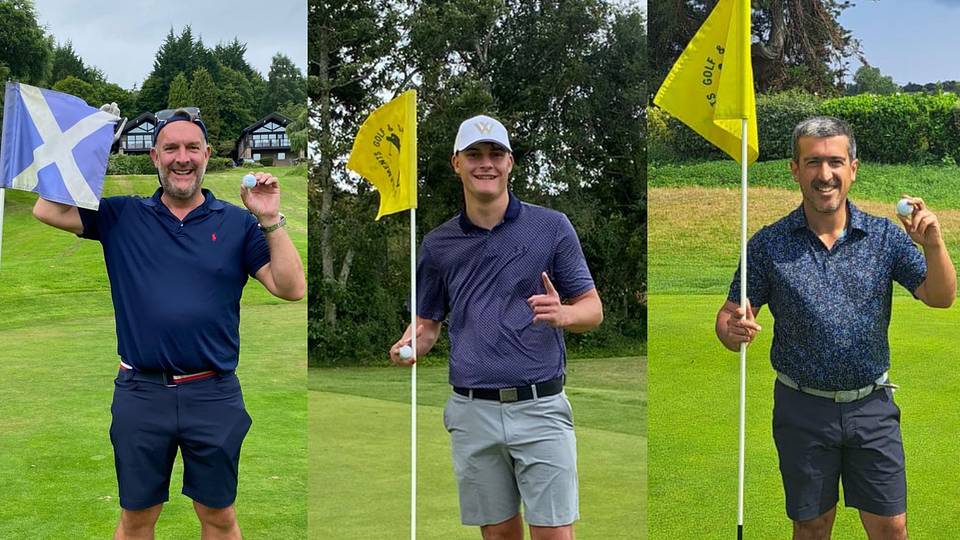 Carl (left), Lewis (centre) and Paul (right)